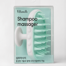 필리밀리 샴푸 마사저 두피 마사지기, 1개, 혼합