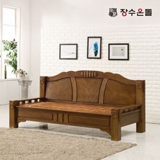 장수온돌 수정 황토볼확장형 황토온열카우치 건강소파, 엔틱 브라운