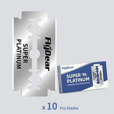 쿠쿠스토어 10/20/30PCS 면도날 스테인레스 스틸 스크레이퍼 녹슬지 않고 청소 가정 대머리 남성 및 휴대, 03 10 Pcs blades