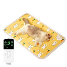 반려동물 온열매트 고양이 강아지 전기담요 따뜻한 보온매트 겨울용 고양이집 전기히터, 라이트 그레이, 1