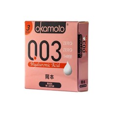 GOODFORIT 岡本003HA玻尿酸衛生套(3入) 極薄保濕 舒適貼合, 1個