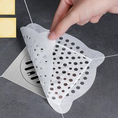 쌍문상회 키밍 일회용 배수구망 머리카락거름망 욕실 청소도구, 15cm 큰 구멍40개입