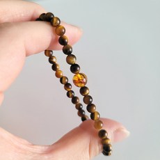천연 호박 호안석팔찌(행운 금전운상승)