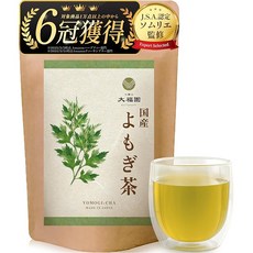 차의 대복원 요모기 차 무첨가 티백 쑥 차 쑥 철분 30포 쑥 3g×30포 J.S.A.인증 소믈리에 감수, 1g, 1개, 1개입