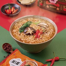 【善善心x台酒】蔬PER麵蔬食酒香泡麵 l 極麻天椒極琴酒 (袋裝), 1個, 1袋=4包(極麻天椒X極琴酒)