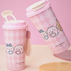 웬카 캐릭터텀블러 치이카와 스텐 텀블러 520ml