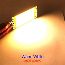 94X50MM 15W COB 전구 매트릭스 파란색 램프 빨간색 흰색 온보드 차가운 조명 패널 밝은 따뜻한 12V LED 녹색, 03 Warm White