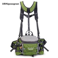 경량 등산 등산용 파우치 슬링백 힙색 여성 소형 남성, 그래스그린