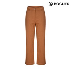 [보그너] 여성 면터치 세미 배기 팬츠 CAMEL