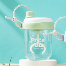 ANYOU 전동 오토 쉐이커 보틀 텀블러 자동 쉐이커통 충전식 휴대용, 1개, 300ml, 그린