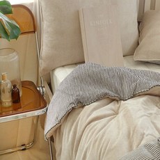 은남침구 밍크극세사 포인트플레인 차렵 슈퍼싱글이불+베개세트-4color 457978