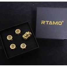 RTAMO 鈦合金 輪框螺帽, 1個, 金鈦色