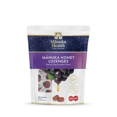 Manuka Health 麥盧卡蜂蜜MGO 400&黑醋栗口含錠, 1個, 58入, 58顆