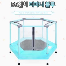 유럽인증 말랑말랑 안전망 트램폴린 140x103cm 체육활동 야외용 어린이, 1개