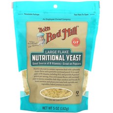 밥스레드밀 큰 입자 영양 효모 글루텐 무함유 142g(5oz), 142g, 1개