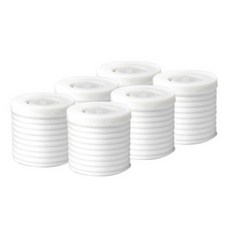 Dewbell 專業淨水過濾器用中型替換濾芯, 6個