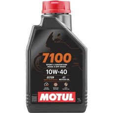 모튤 7100 4T 10W40 1L 오토바이용 100%합성엔진오일, 1개