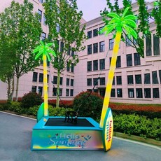 트램폴린 번지점프 안전 방방이 줄 로프 공중 끈 부양 줄 점프, U01KT0VC041RG7XNHDP014AJF6-001, 1, A. 야자수