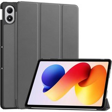 케이스나라 샤오미 레드미 패드2 프로 12.1 XiaoMi Redmi Pad2 Pro 호환 케이스 북커버 보호, 회색, 1개 회색, 1개