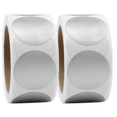 스노벨 6종 스크래치 스티커, 01. 실버원형(S1201) 300매, 2세트