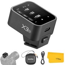 소니 카메라용 Godox X3S X3 TTL 무선 플래시 트리거 4G 터치스크린 송신기 자동 수동 멀티 지원 내장 리튬 배터리 고화질 OLED 화면, Godox X3O X3-O TTL 무선 플래시 트리거, 1개