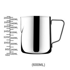 주전자 커피용 드립포트 바리스타용 도구 내열, 1개, 600ml 이중 눈금 있음