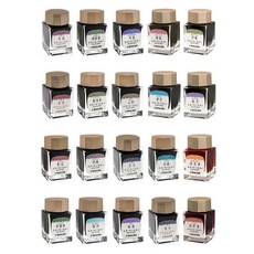 세일러 만년필 잉크 20ml 사계절 봄 여름 가을 겨울, 1개, (여름) 리큐차