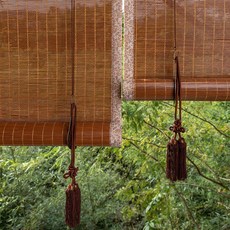 대나무 펜스 가림막 문발 가리개 발코니 갈대 테라스