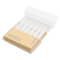 제사오스토어 투명 연필캡 6p 연필보호캡 펜슬보호캡 아이브로우덮개 연필마개