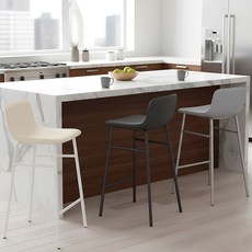 D바텐의자2개 아일랜드 식탁 홈바 의자 높은 빠체어, 베이지X2개