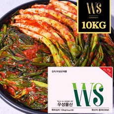 우성물산 맛있는 쪽파김치 파김치 10kg 박스 포장, 1개