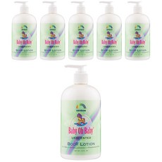 레인보우리서치 베이비 오 베이비 허벌 바디 로션 무향, 473ml, 6개