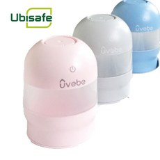 휴대용 젖병 쪽쪽이 살균 건조 UV-C 살균소독기 유베베, 핑크