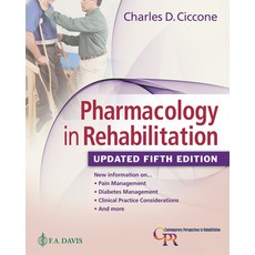 (영문도서) Pharmacology in Rehabilitation Update Hardcover, F. A. Davis Company, English, 9781719645348