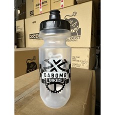 DA BOMB 炸彈娃娃運動水壺 550ML 噴射氣嘴, 透明白, 1個