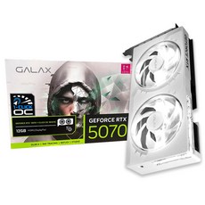 갤럭시 GALAX 지포스 RTX 50 시리즈 그래픽카드, RTX 5070 OC D7 12GB [ WHITE ]