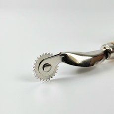 휠 스티치 롤러 2.5mm 등간격 송곳 마킹 가죽 공예 바느질 구멍 자국 표시 톱니 펀치, 상세참조, 1개