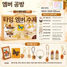 앰버 곤충 표본 만들기 DIY 이상 생일 선물, 1개, 선물가방스타일 DIY 선물 가방, 기본 모델명/품번