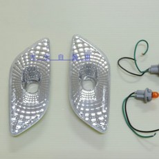 SUBARU IMPREZA 01-03年 GDA 專用 晶鑽白燈 前保桿側燈, 1個