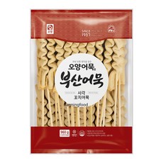 사조오양 부산어묵 사각꼬치어묵 (30개입/오뎅/대용량/식자재/업소용) ~휴무일 제외 평일 정오까지 주문확인건 발송~, 3개, 960g