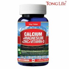 통라이프 하이 칼슘 앤 마그네슘 아연 비타민D, 90정, 1개