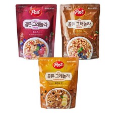 포스트 골든 그래놀라 크런치+후르츠+아몬드빈 360g 탕비실 기숙사, 2세트