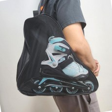 스피드 롤러 피겨 스케이트 가방 수납 인라인 백 스포츠가방, 블랙, 1개, 블랙