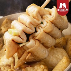 [마녀바스켓] 어육80% 부산깡통시장 꼬치어묵 30개(10개입x3봉)+소스3봉, 3개, 320g