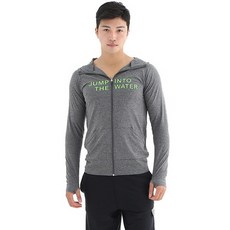 후그 남성용 래쉬가드 집업후드 RML490