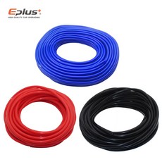 실리카겔 과열 방지 난연 인터쿨러 라인 튜브 5M 경주용 진공 자동차 실리콘 파이프 호스, Bla 1 5M ID 3MM