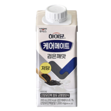 하이뮨 일동후디스 케어메이트 영양식 검은깨맛, 200ml, 18개