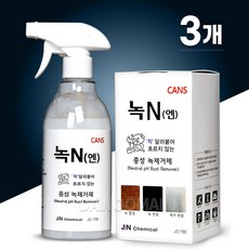 다우몰 중성 녹제거제 480ML 흐르지 않는 부식제거제 녹제거 + 니트릴장갑1켤레, DWJC730, 3개