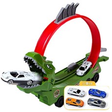 恐龍軌道彈射車/鯊魚軌道彈射車, 恐龍彈射車4合金車, 1個