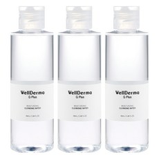 웰더마 지플러스 클렌징 워터, 100ml, 3개